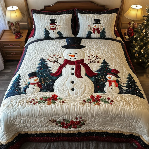 Set di biancheria da letto trapuntata in 3 pezzi - Amici della Neve