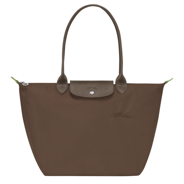 Longchamp - Bolso tote grande Le Pliage, Terra